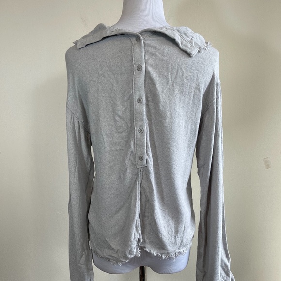 Anthropologie-Cloth & Stone Cowl Neck top - Picture 4 of 5